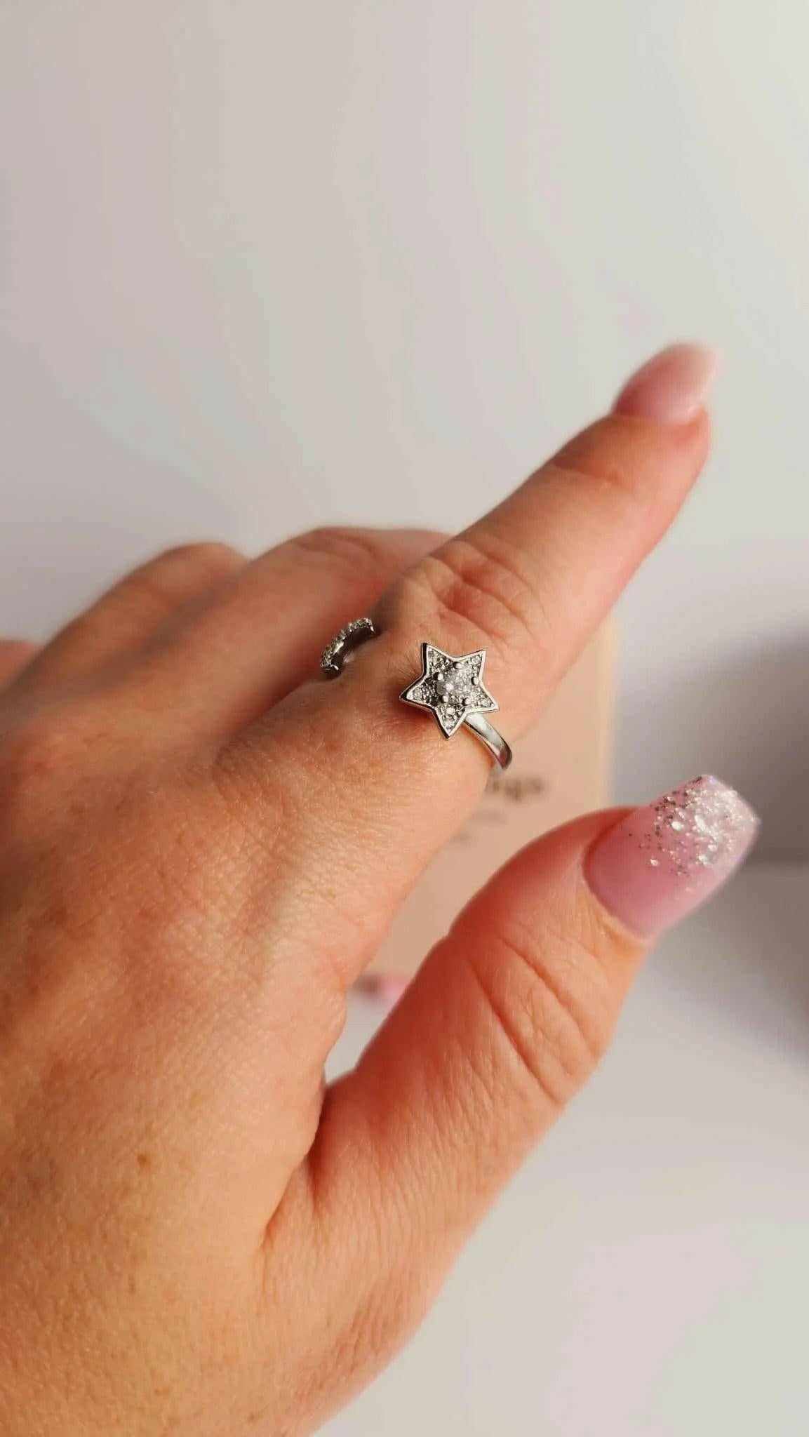 The Starlight Collection Mindful Rings - Fidget Spinner Ring - Mindful Rings