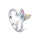 Butterfly Love Ring -  Non Spinning Ring Kids Size Ring