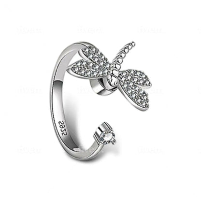 Mindful Rings - Dragonfly Stillness Fidget Spinner Ring - Mindful Rings