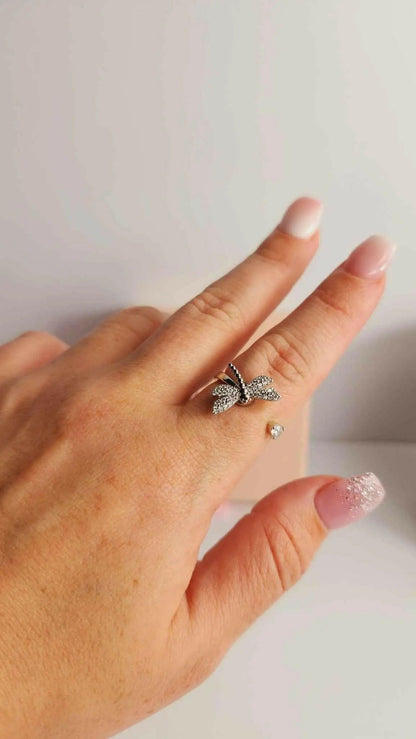 Mindful Rings - Dragonfly Stillness Fidget Spinner Ring - Mindful Rings