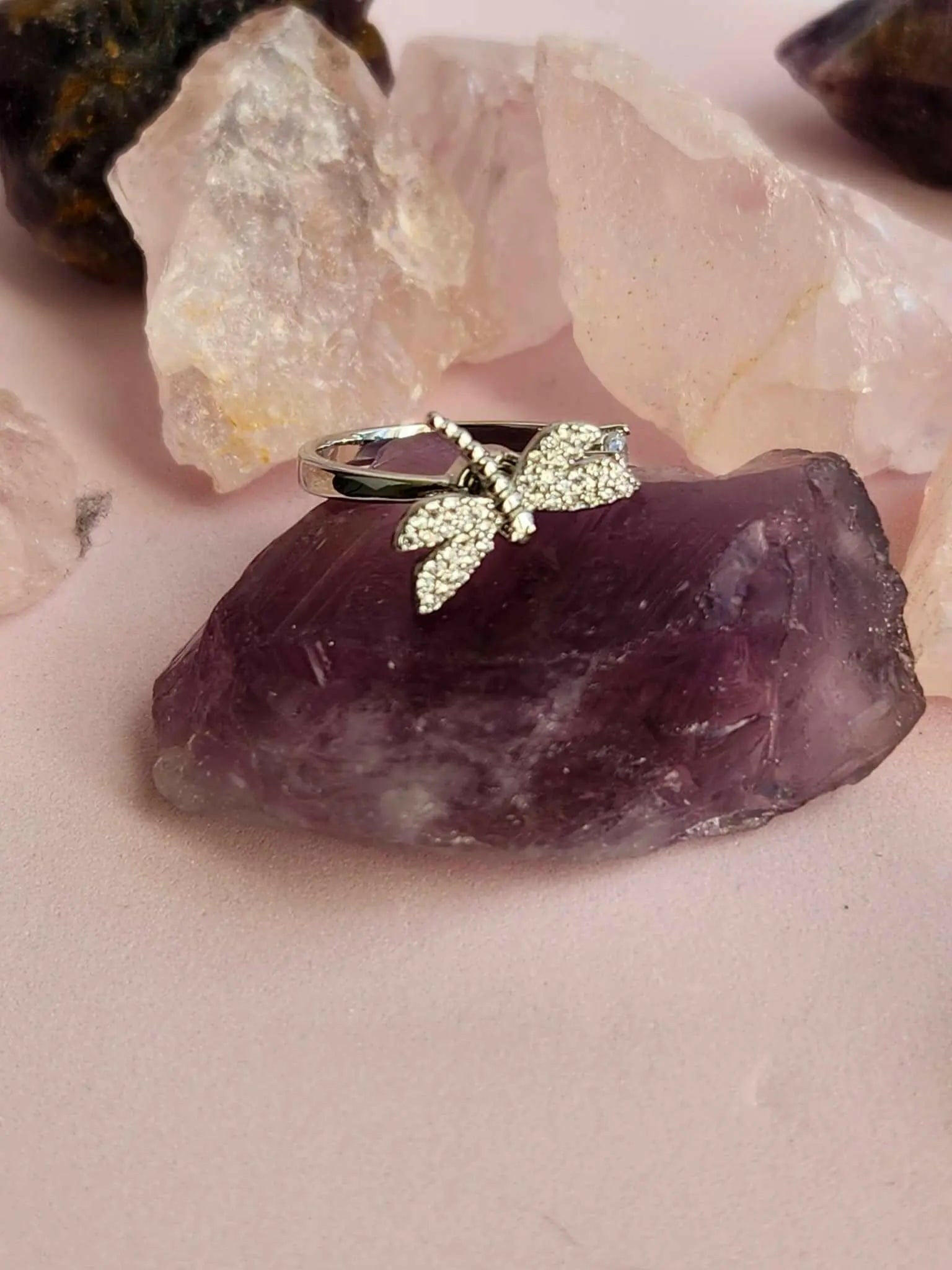 Mindful Rings - Dragonfly Stillness Fidget Spinner Ring - Mindful Rings