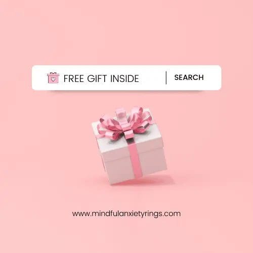 Mindful Rings Anxiety Ring Free Gift when you spend $50 or more