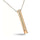 Gold Plated Necklace Mindful Breathing Necklace Stress Relief