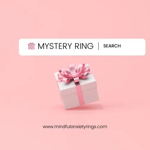 Mindful Rings Anxiety Ring Adjustable Size - One Size Fits All Mystery Anxiety Rings