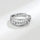 Silver 9 Bead Double Layer Silver Ring -  Rotating Fidget Anxiety Ring