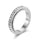 Silver Single Line Gem Essential Ring -  Rotating Fidget Anxiety Ring