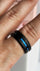 The Adventure Collection Men's Ring - Rotating Black & Blue Sterling Silver Ring