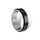 The Elevated Collection Men's Rotating Ring - Black Fidget Rotating Spinner Ring