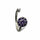 The Essential Collection Mindful Rings - Deep Purple Gemmed Fidget Spinner Ring