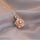 The Intention Collection - Spinning Necklace Pink Gem Pendant