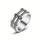 Titanium Steel Rotating Ring Beads String Anxiety Mens Ring