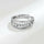 Silver 9 Bead Double Layer Silver Ring -  Rotating Fidget Anxiety Ring